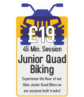 Junior Quad Biking - £19 for a 45 Minute Session